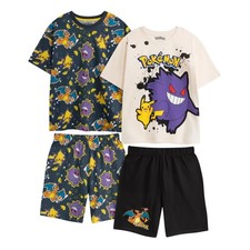 Pokemon - Ensemble de pyjama court manches courtes motif/style (NS9305)