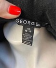 Classic black double-breasted peacoat is a size Large (12-14). — photo 2