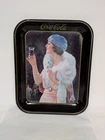 Coca Cola Vintage 1973 Repro Serving Tray Flapper Party Girl Advertising 4