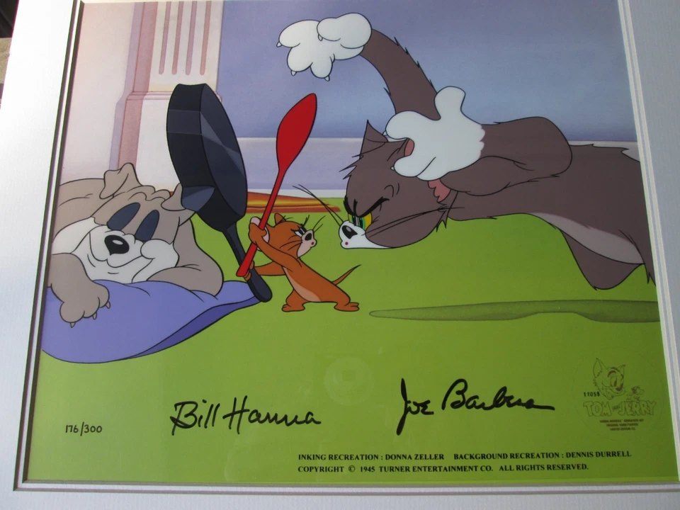 Tom & Jerry  signed Hanna Barbera limited edition cel - Image 2 of 2