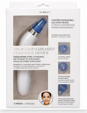 Microdermabrasion Cleansing Device Facial Pore Vacuum Blackhead Remover 4 Heads