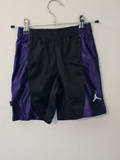 Jordan Jumpman Boy's Athletic Shorts, Black And Purple, Size 6