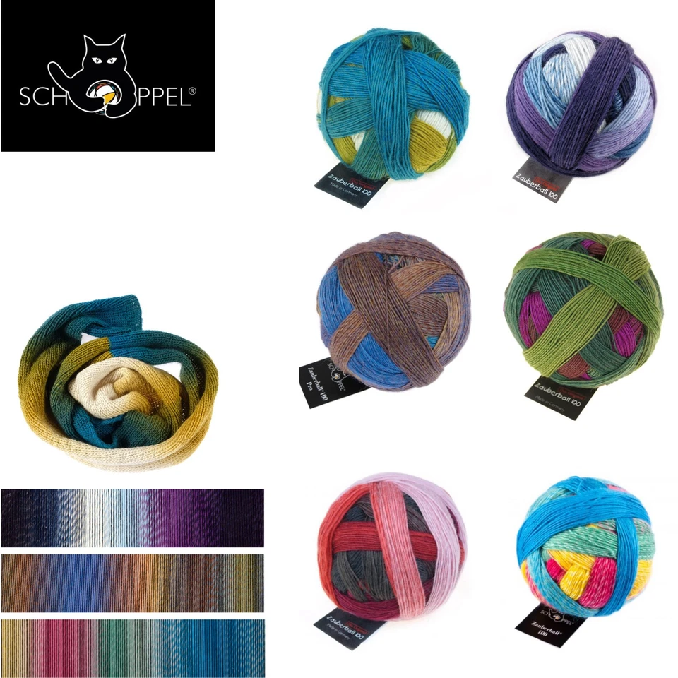 Schoppel Wolle ZAUBERBALL 100 reine extrafeine Schurwolle