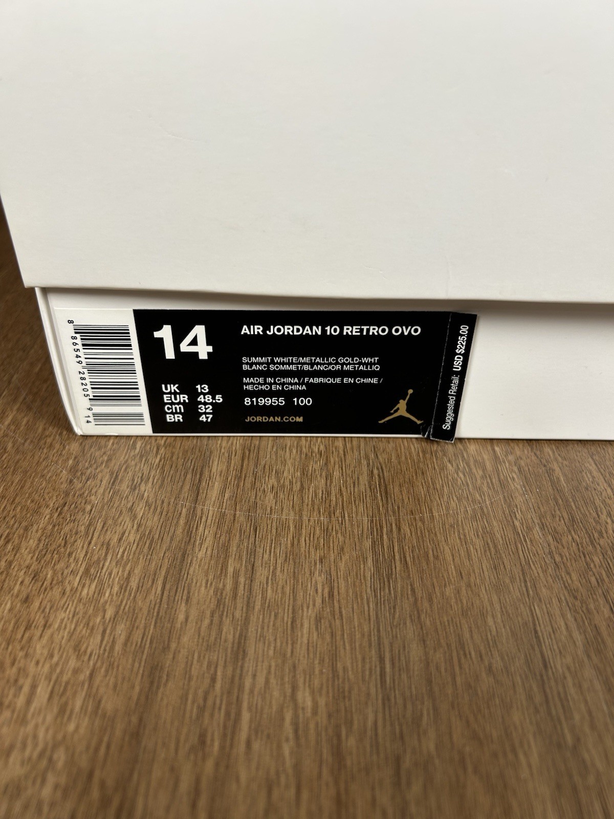 Size 14 - OVO x Air Jordan 10 Retro White image 7