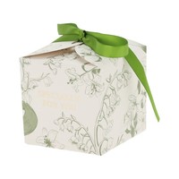 20 StüCk Candy Geschenkboxen Mit BäNdern, 7X7X7Cm, GrüN