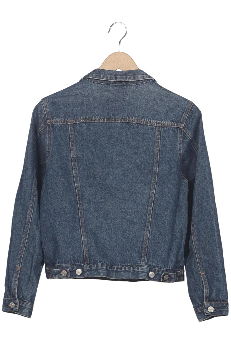 APART Jacke Damen Anorak Jacket Kurzmantel Gr. M Baumwolle Blau #g7uk2ma