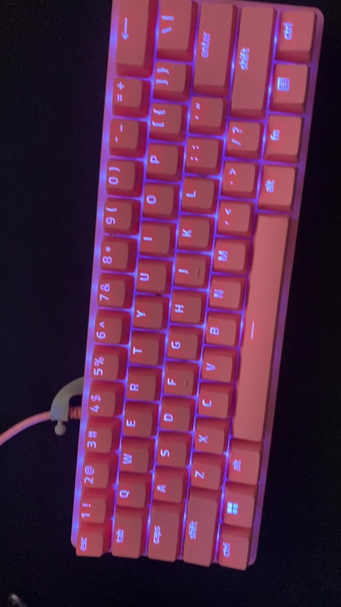 Razer Huntsman Pink Quartz Opto-Mechanical Gaming Keyboard with