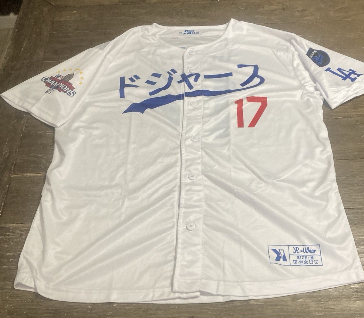 Shohei Ohtani #17 Los Angeles Dodgers MLB Jersey Size Medium w