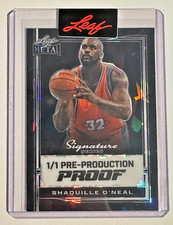 Shaquille O’Neal 2024 Leaf Metal Multisport Signature Series 1/1 Pre-Production