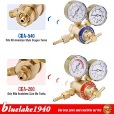 Oxygen Regulator &Acetylene Gas Regulator Victor Welding Cutting Torch Gauge Kit