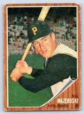 1962 Topps #353 Bill Mazeroski