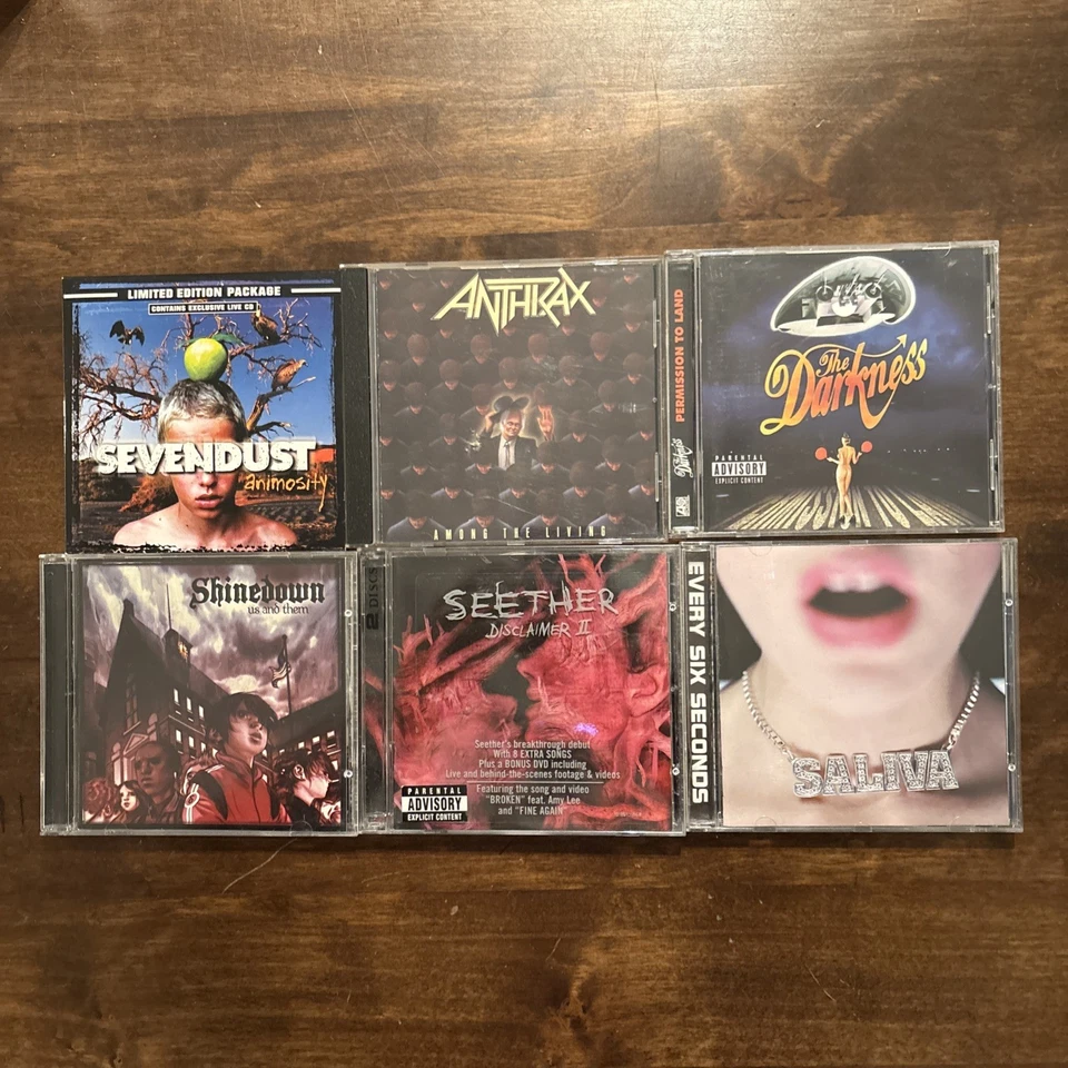 Heavy Metal/Hard Rock 23 CD Anthrax/Seether/Saliva/Metallica/Sevendust Read - Image 2 of 4