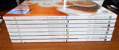 Lot of 7 ART CULINAIRE International Books Vols 70 72 73 74 77 78 79 - HC VGC