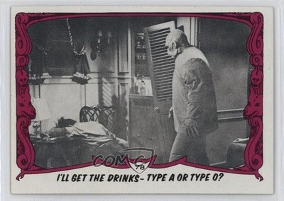 1980 Creature Feature You'll Die Laughing I'll Get the Drinks Type A or 0? 10ou