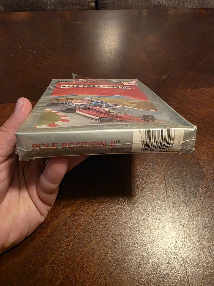 Pole Position II (Atari 7800, 1986) Store Hang Tag Factory Sealed - Image 4 of 4