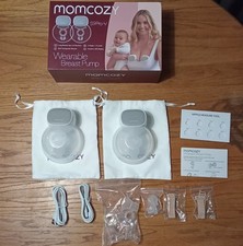 Momcozy S12 9-Levels Double Wearable Breast Pump - White