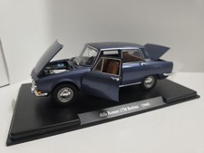 Alfa Romeo 1750 Berlina 1968 Blue Scale 124 Vintage Collectible Model Car