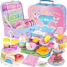 Luxurious 50PCS Kids Tea Party Set - Perfect for Little Princesses Aged 3-6