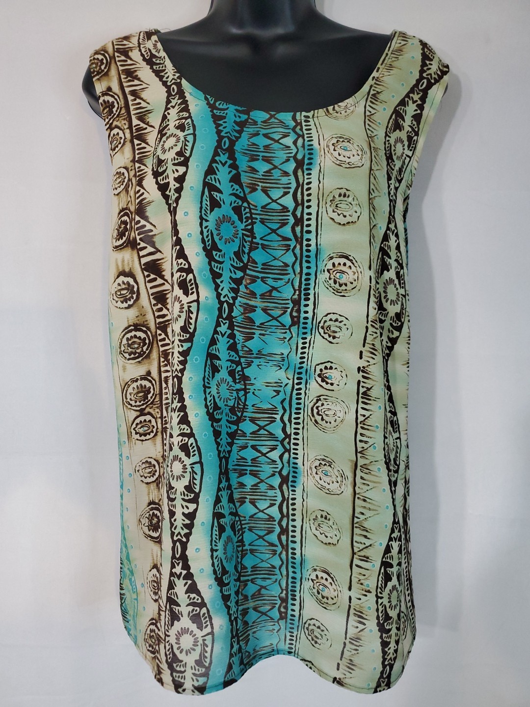 Vintage Fashion Bug Blouse Women's Size 22/24  Sleeveless Made In The USA