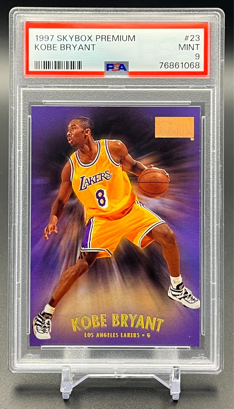1997-98 SkyBox Premium Kobe Bryant #23 PSA 9 Mint Lakers