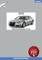 PDF Audi A8 (2002-2010) Reparaturanleitung Motor 6,0 Liter Benziner 450 PS