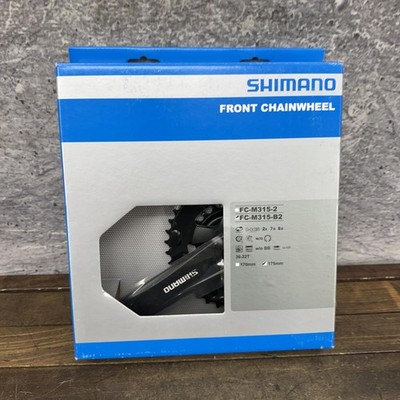 Shimano FC-M315-B2 Crankset 175mm 36/22T Double 2x 7/8s MTB Square
