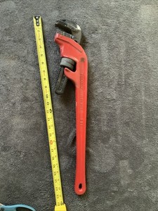 Ridgid E24 Heavy Duty End Pipe Wrench…good Shape….heavy….