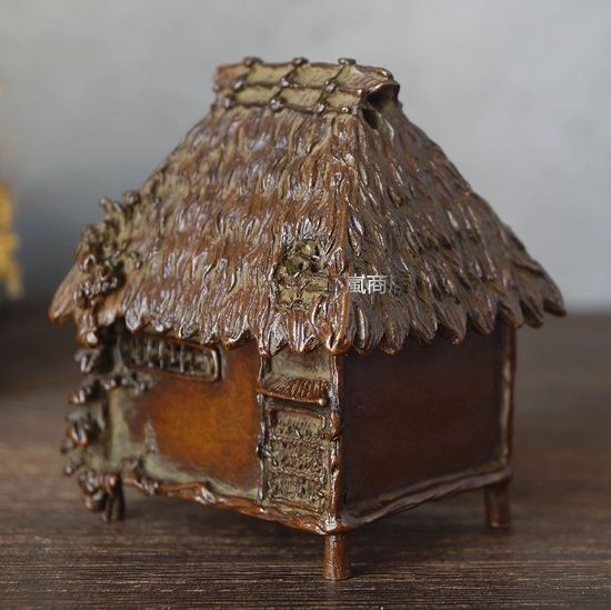 KAYABUKI NO IE Copper Incense Burner Tower Style with Tray Japanese Kodo Craft