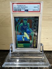 2020 Panini Flux Freshman Year #3 Anthony Edwards PSA 10 Gem Mint RC Pop. 10