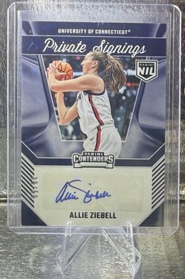 2024-25 Panini UCONN NIL Private Signings Allie Ziebell /50