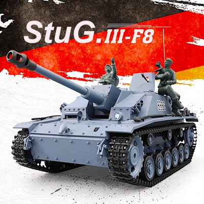 #ad #ad German StuG.III Tank Destory 1 16 RC Panzer RTR BB IR Basic HengLong 3868 1B $109.98