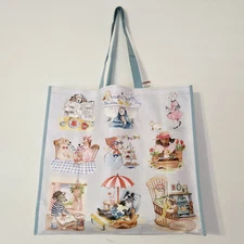 Dogs Snacks Hobby Art Relaxing Drinks Beach Bag Tote Gift TJMaxx TJ Maxx New!