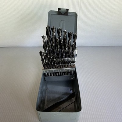 Brad Point Wood Drill Set 29pcs HSS Drill Bit with Double Flutes Design 4 Wood