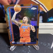 Topps Chrome Basketball 2025-26 JAYLIN WILLIAMS OKC Border Refractor #105 MINT