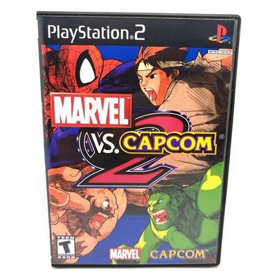 PS2 Marvel vs Capcom 2 PlayStation 2 OEM Case & Reprinted Artwork