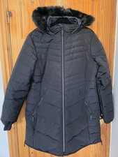 Dare 2b Womens Luxe Striking IV Jacket Fur Trim Warm Waterproof Coat Size 16