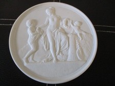 Porzellanrelief Wandrelief Bing & Gröndahl Motiv Frühling Thorvaldsen A