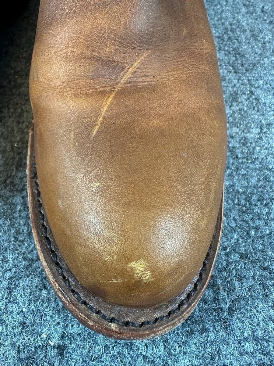 Rare CHIPPEWA 1901W60 USA Made Leather Western Pull-On Boots  display picture 1