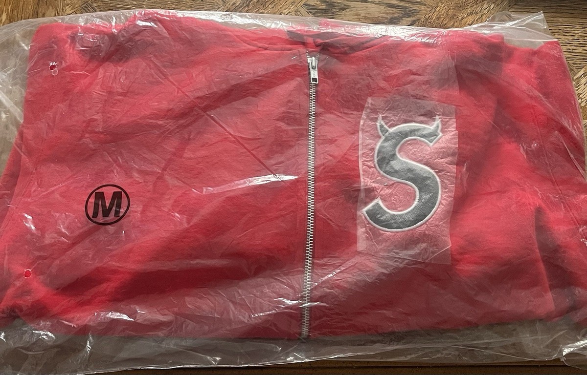 Supreme Red Devil S Logo Full Zip Hoodie Medium SS26 | eBay