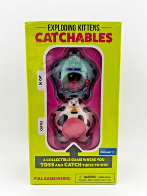 Exploding Kittens Catchables DJ Cat Cat-tle 2-Pack Game - NEW SEALED UNOPENED