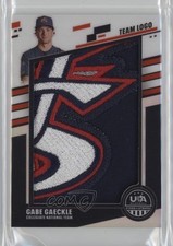 2026 Stars & Stripes Prizm Jumbo Materials Team Logo /19 Gabe Gaeckle 0j81