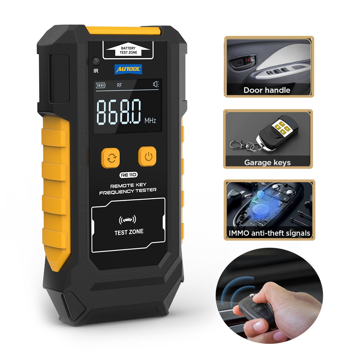 Tester Per Chiavi Auto, Rilevatore Di Frequenza RF, Contatore Per Telecomando