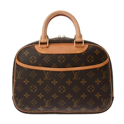 Louis Vuitton Monogram Trouville Brown M42228 Canvas Handbag r0_0611