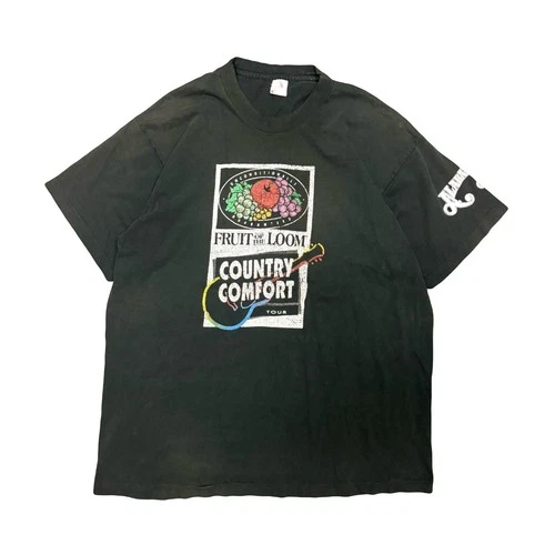 VTG Faded 90s Alabama Fruit of The Loom Graphic T Shirt Coun 1990s vintage concert t-shirt, vintage, size XL, single stitch, B+ condition