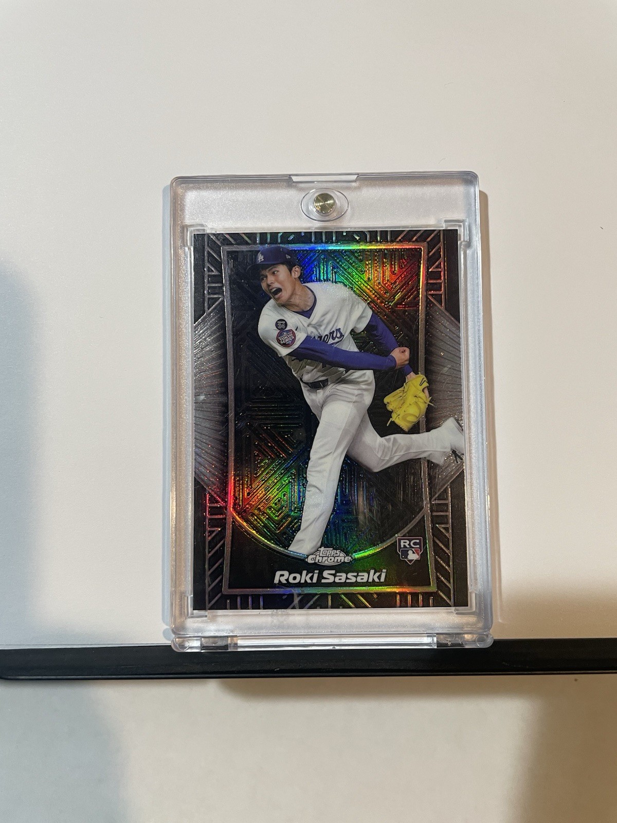 2025 Topps Chrome Roki Sasaki Shadow Etch Rookie - CASE HIT - SSP