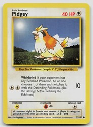 Pidgey 57/102 Base Set Common