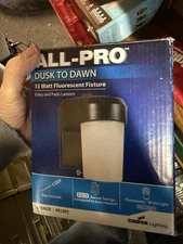 Regent Dusk To Dawn 13 Watt Fluorescent Lighting Fixture ~ Cooper Lighting Bronz