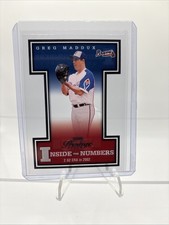1254/2002 2003 Playoff Prestige Inside the Numbers Greg Maddux Braves IN-2
