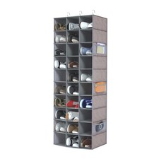 Hanging Shoe Organizer, 30 Sections Hanging Shoe Organizer for Closet with 6 ...