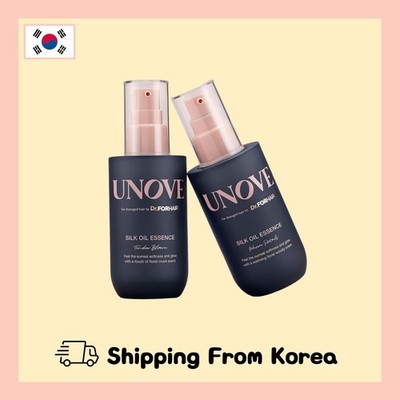 UNOVE Silk Oil Hair Essence Set 70ml x2 Tender Bloom | Korean Haircare